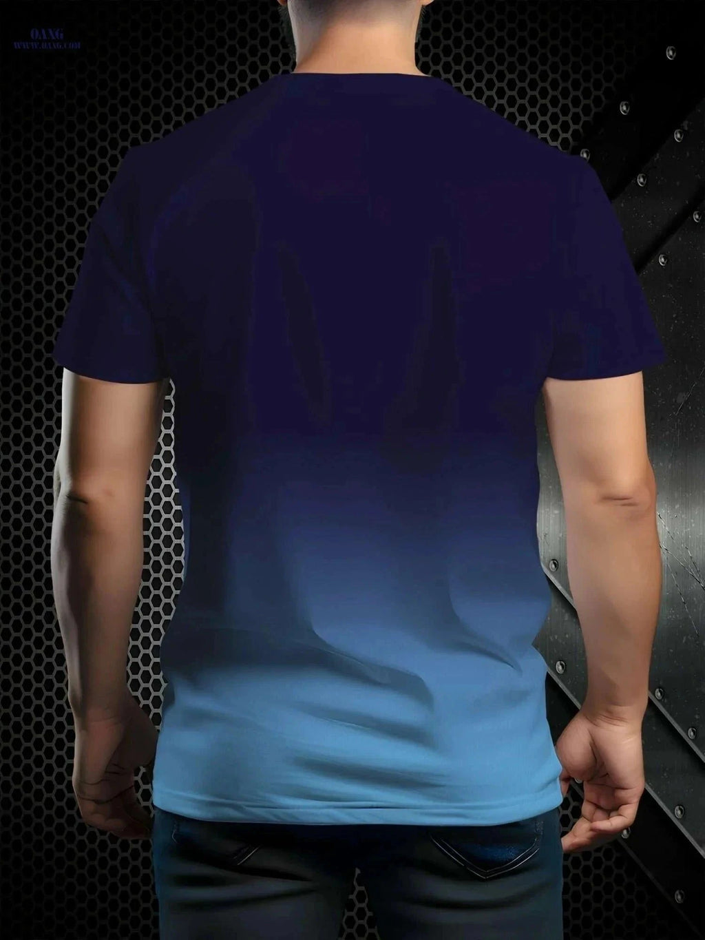 Men's Casual Short Sleeve T-Shirt - "I Need Beer" 3D Print Design   OAXG Sea Blue / XXS