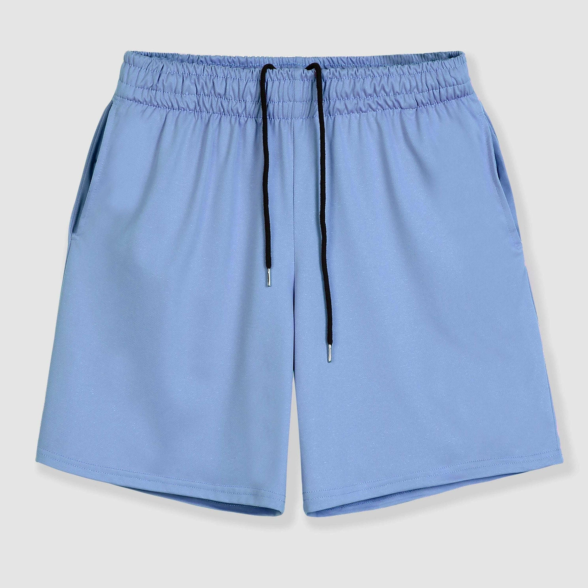Men’s Casual Shorts - Moisture-Wicking Elastic Waist, Side Pockets   OAXG 