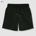 Men’s Casual Shorts - Moisture-Wicking Elastic Waist, Side Pockets   OAXG Black / S