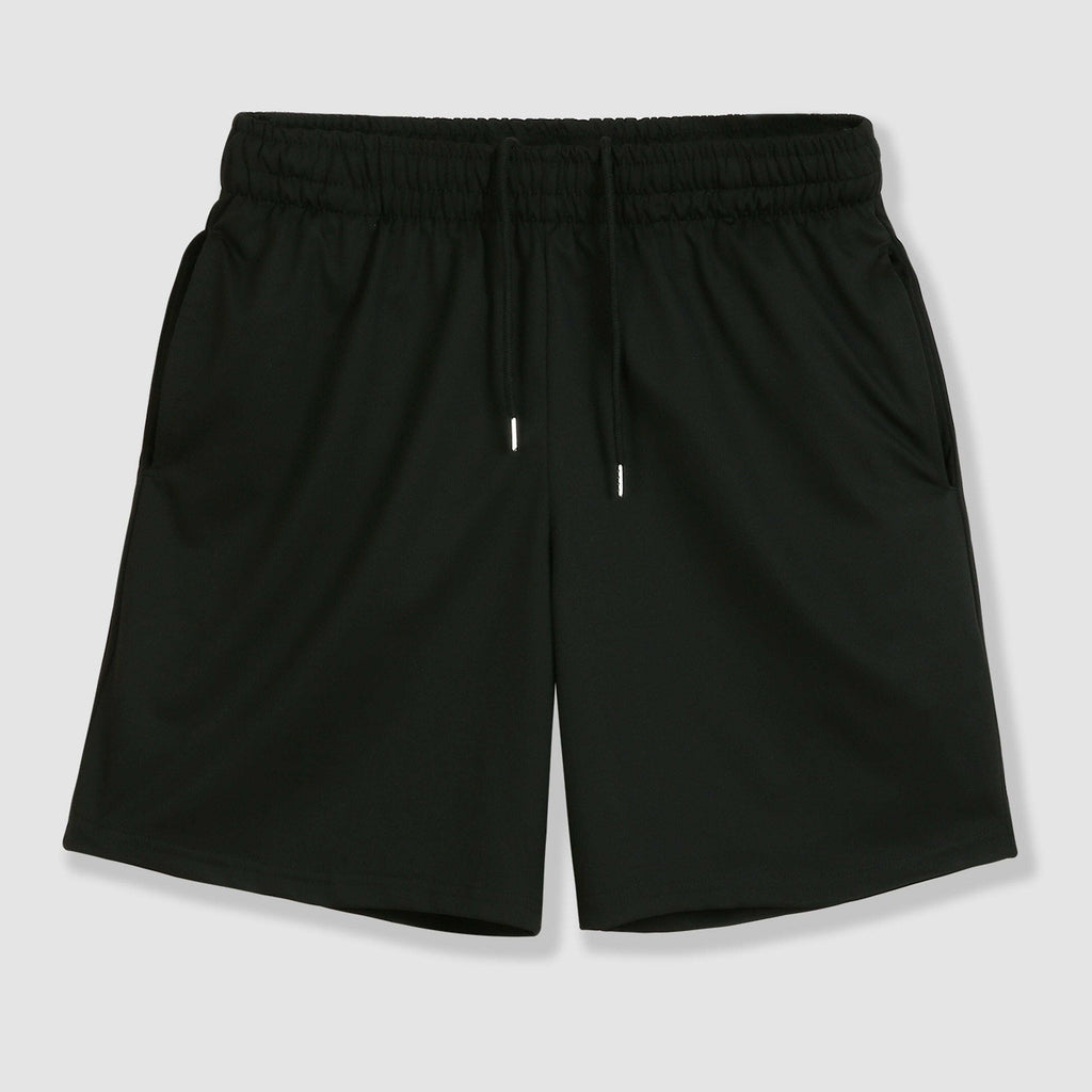 Men’s Casual Shorts - Moisture-Wicking Elastic Waist, Side Pockets   OAXG Black / S