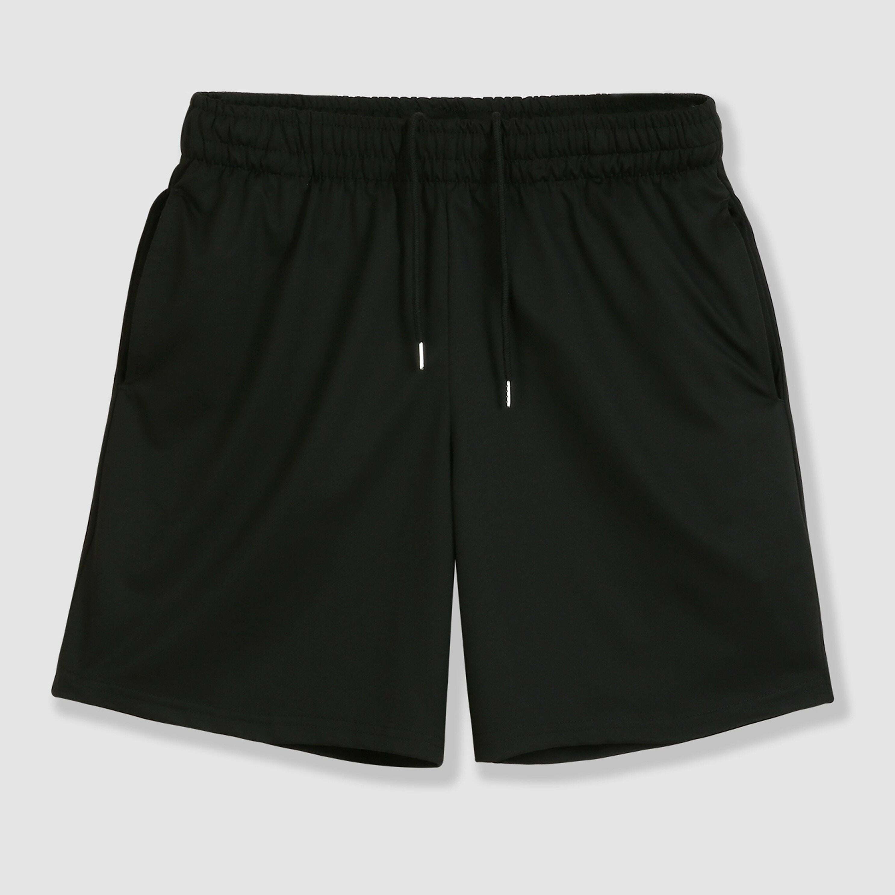 Men’s Casual Shorts - Moisture-Wicking Elastic Waist, Side Pockets   OAXG Black / S