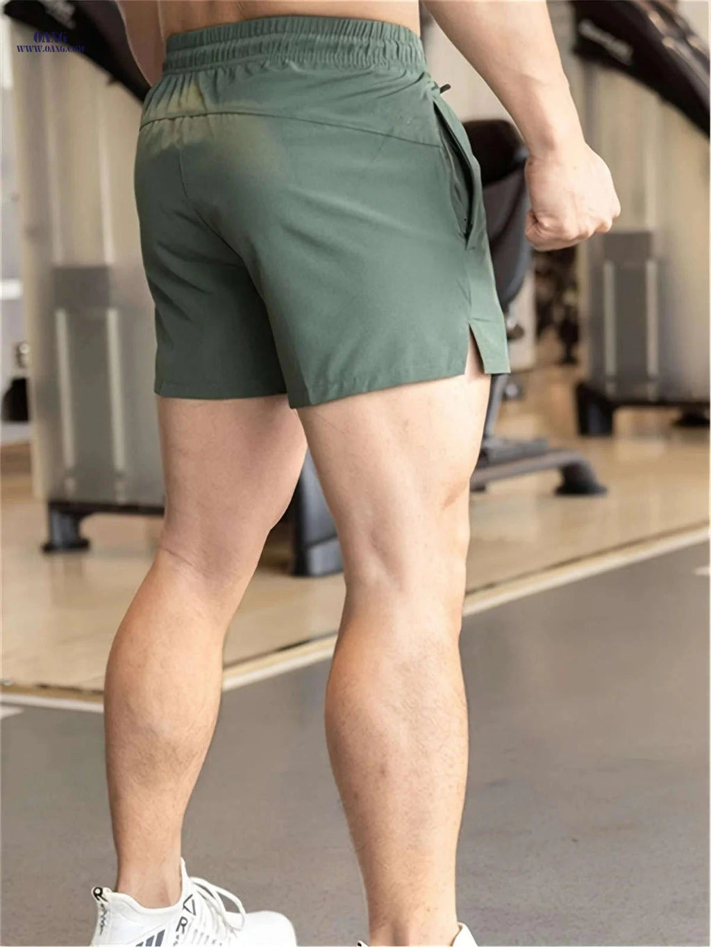 Men’s Casual Shorts with Drawstring - Perfect for Running and Fitness   OAXG 