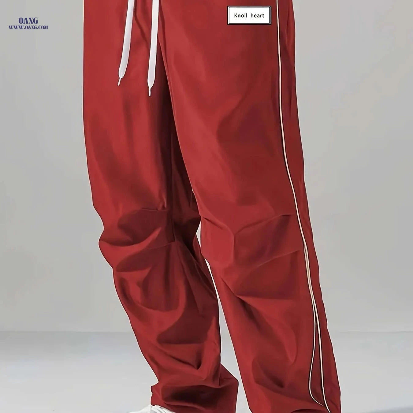 Men's Casual Sports Cargo Pants - Quick-Dry, Loose Fit, Striped   OAXG Black / FR S