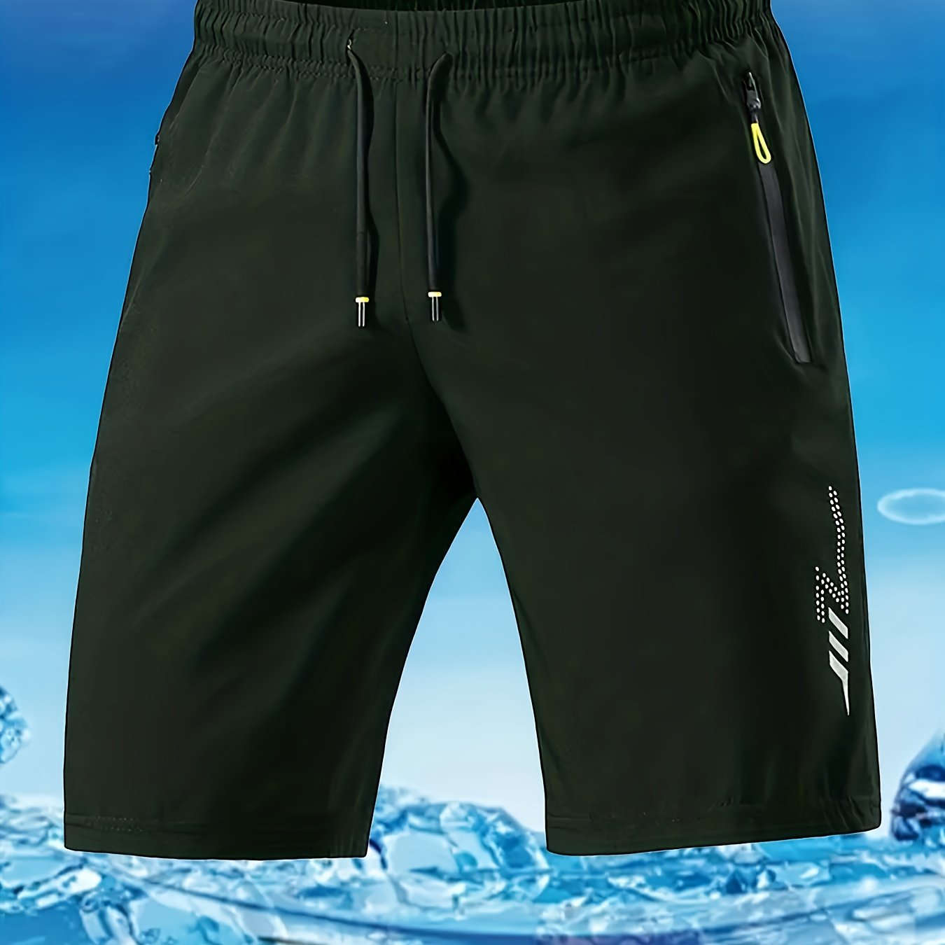 Men’s Casual Sports Jogging Shorts - Comfortable Fit for Outdoor Fun   OAXG Black / FR S