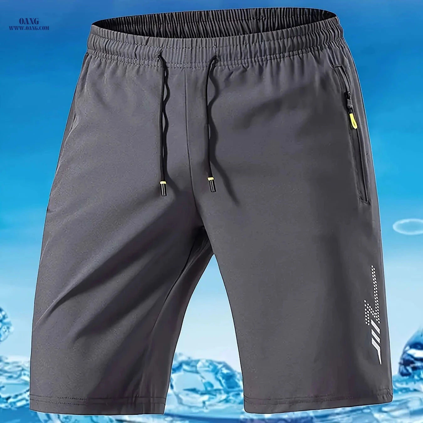 Men’s Casual Sports Jogging Shorts - Comfortable Fit for Outdoor Fun   OAXG Black / FR S