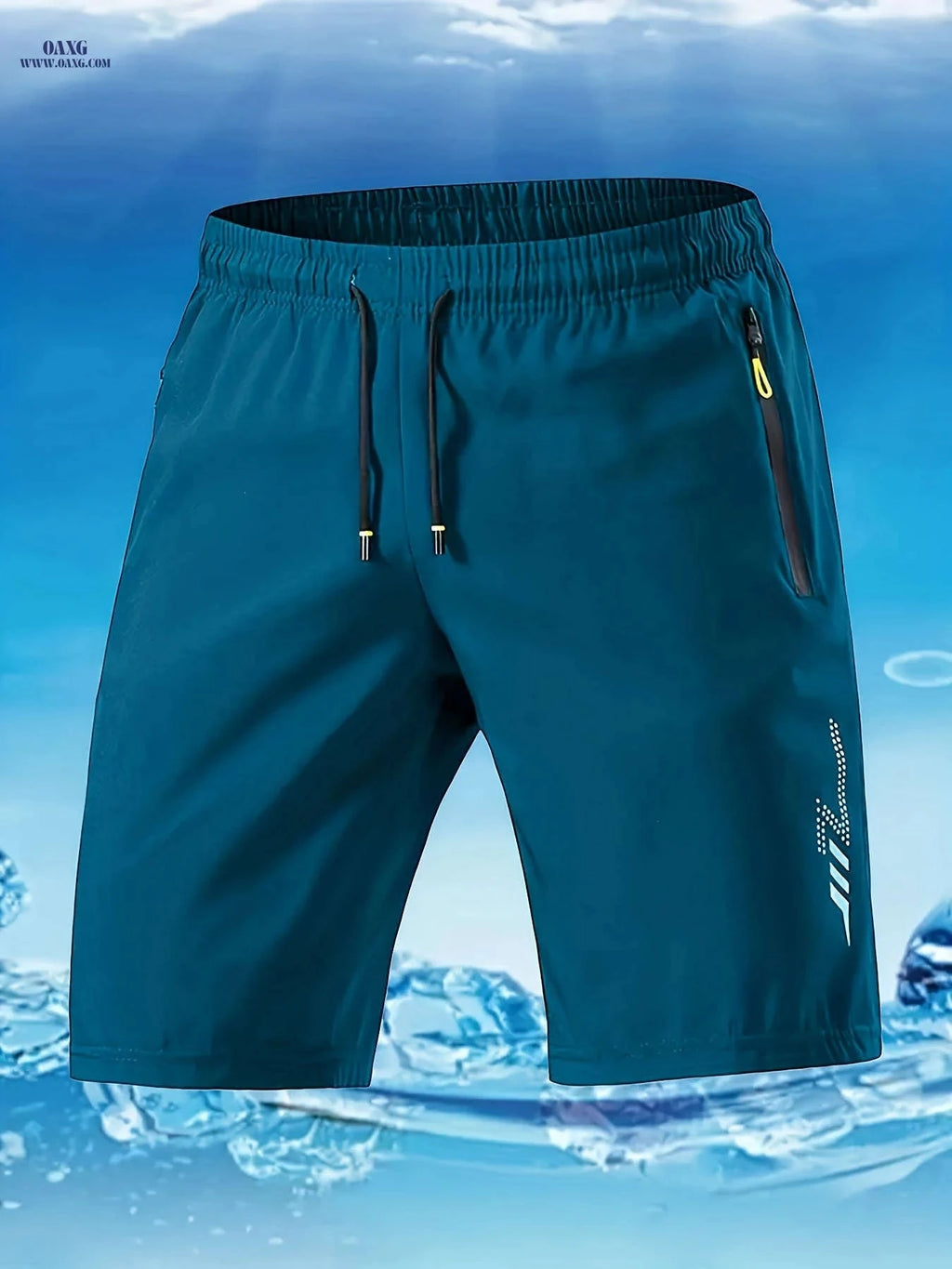 Men’s Casual Sports Jogging Shorts - Comfortable Fit for Outdoor Fun   OAXG Black / FR S