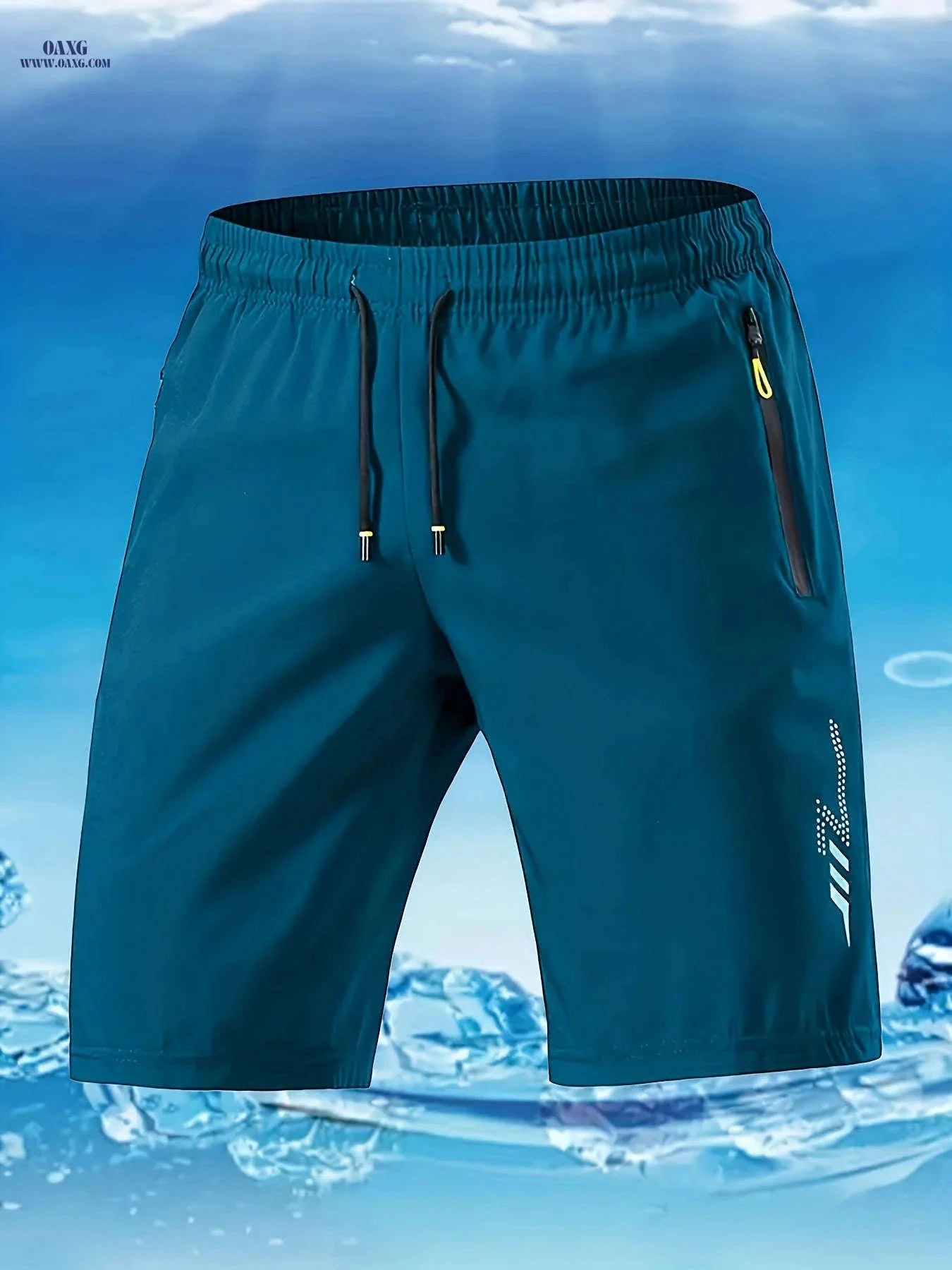 Men’s Casual Sports Jogging Shorts - Comfortable Fit for Outdoor Fun   OAXG Black / FR S