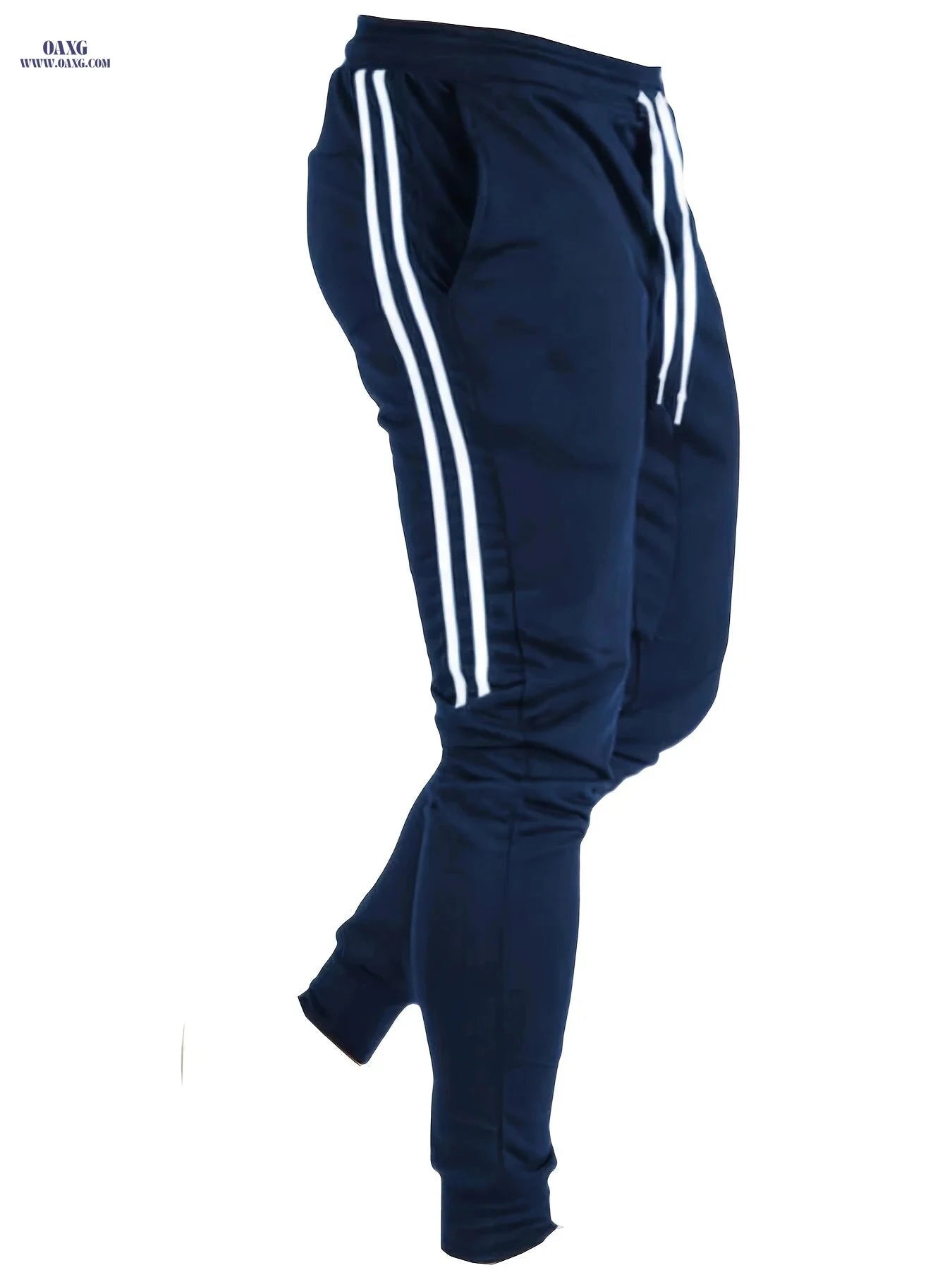 Men's Casual Sports Pants - Lightweight Stretch Fabric for Summer   OAXG Black / FR XS