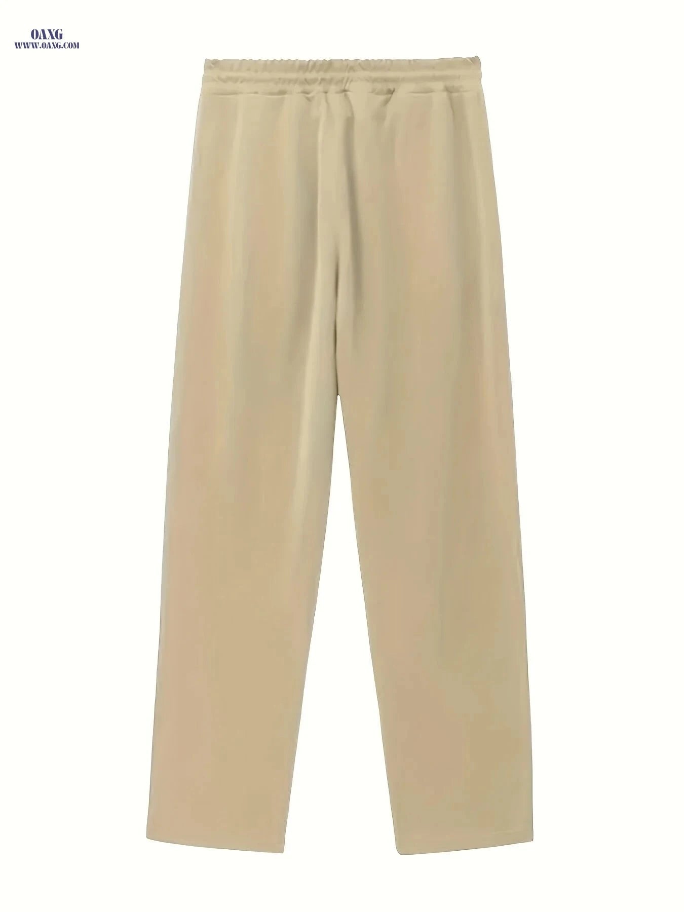 Men's Casual Sports Pants - Loose Fit with Side Slits, All-Season   OAXG 