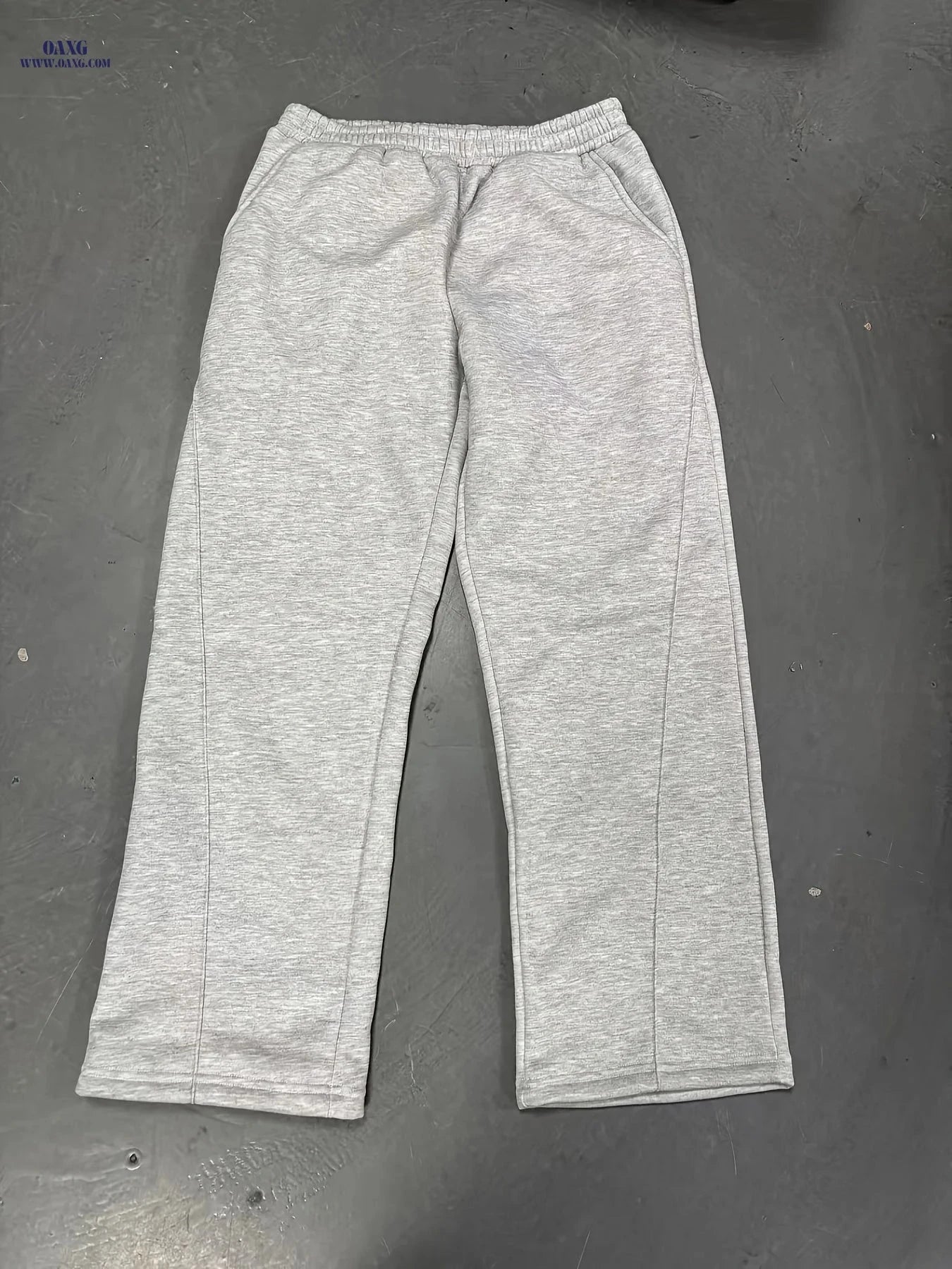 Men's Casual Sports Pants - Thickened Fleece with Elastic Waistband   OAXG 