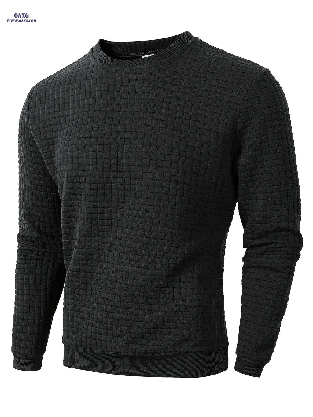 Men's Casual Sporty Sweater - Soft Round Neck Pullover for Fall   OAXG White / FR S