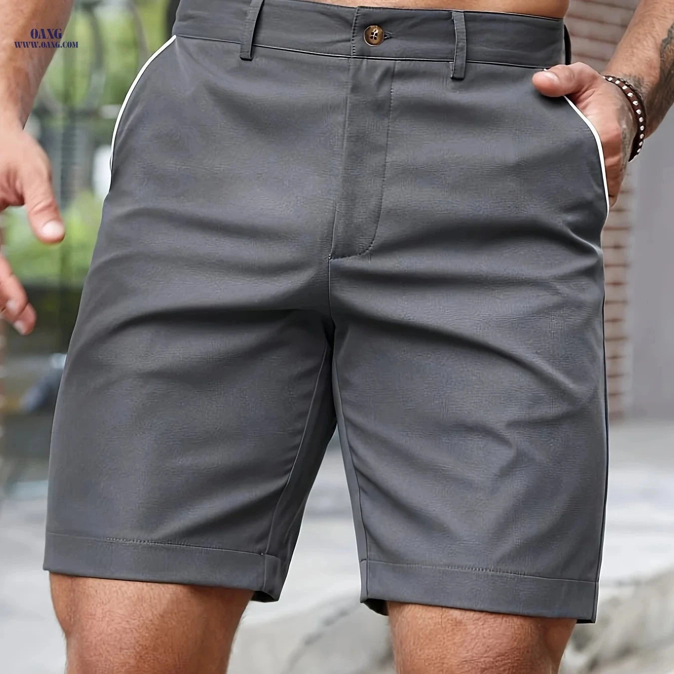 Men's Casual Stretch Shorts - Chic Sports Design for Summer Fun   OAXG Army Green / FR S