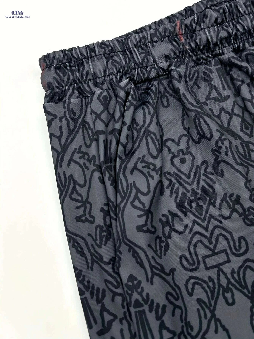 Men's Casual Summer Joggers - Elastic Waist & Front Pocket   OAXG Mixed Color / M