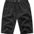 Men's Casual Summer Shorts - Classic Fit with Zipper Pockets   OAXG 