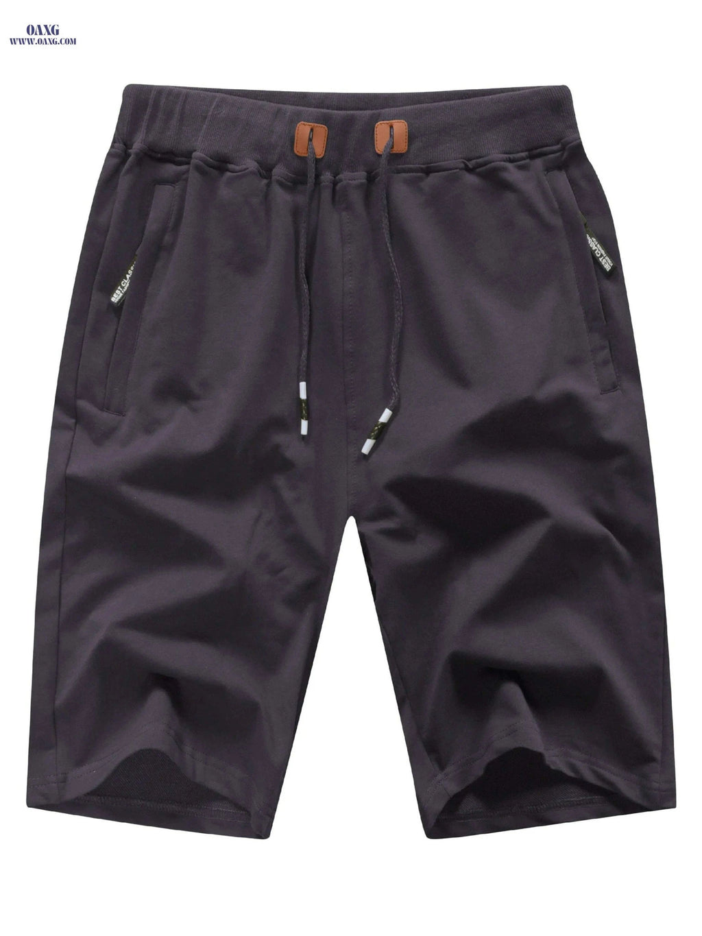Men's Casual Summer Shorts - Classic Fit with Zipper Pockets   OAXG 
