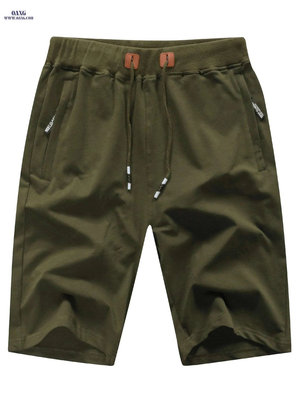 Men's Casual Summer Shorts - Classic Fit with Zipper Pockets   OAXG Black / 30