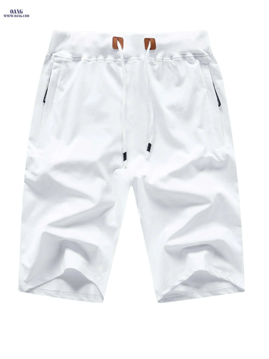 Men's Casual Summer Shorts - Classic Fit with Zipper Pockets   OAXG 