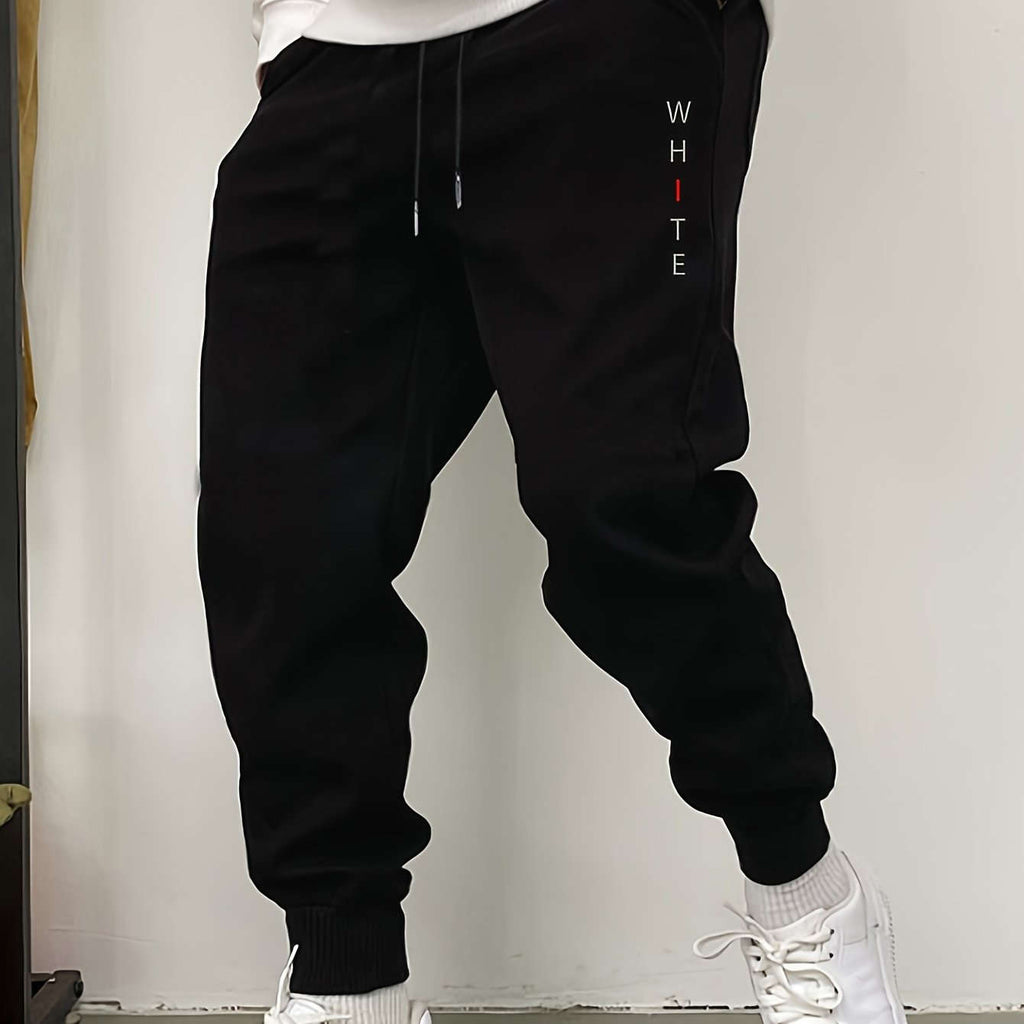 Men's Casual Sweatpants - Comfortable Drawstring Joggers for Winter   OAXG 
