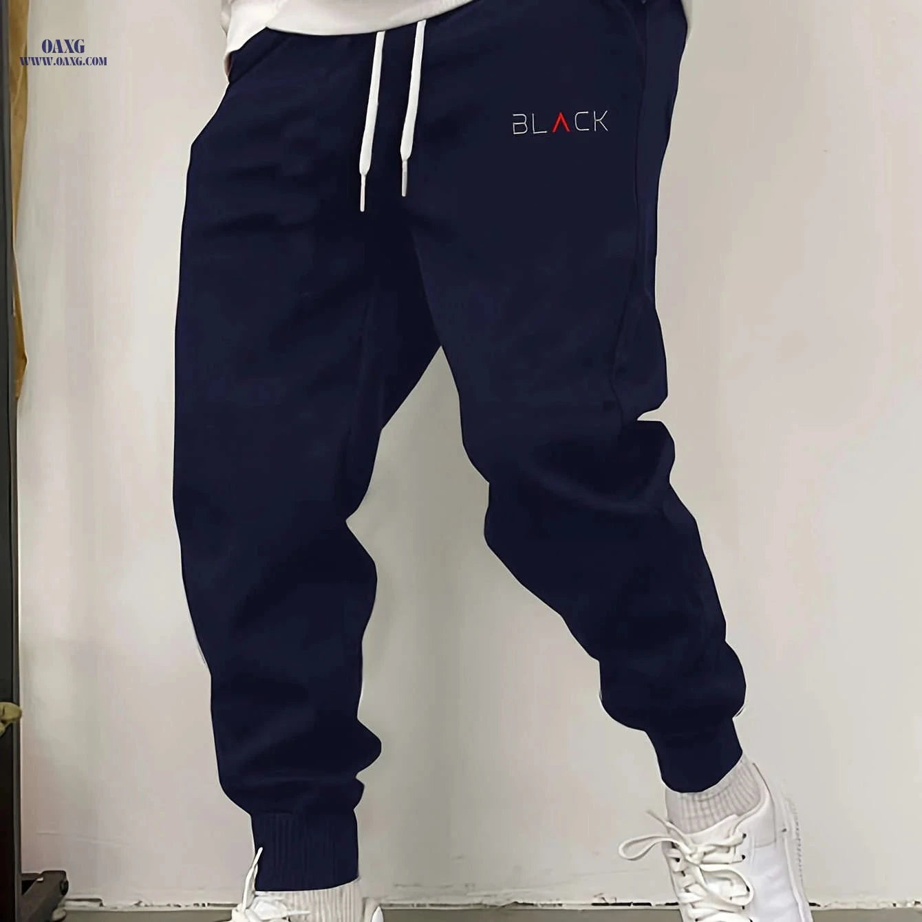 Men's Casual Sweatpants - Comfortable Drawstring Joggers for Winter   OAXG 
