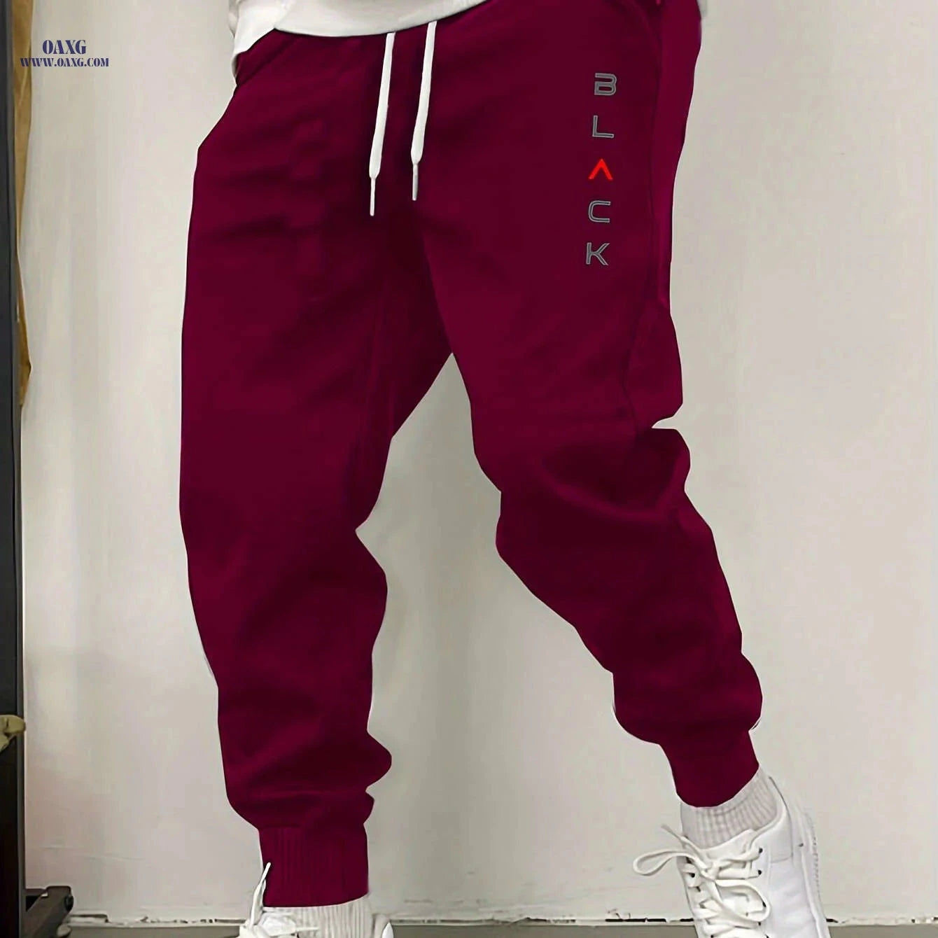 Men's Casual Sweatpants - Comfortable Drawstring Joggers for Winter   OAXG 