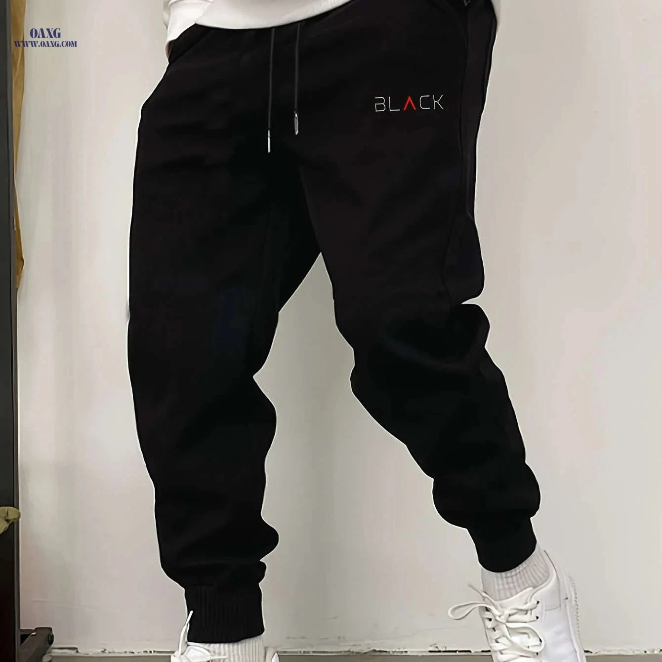Men's Casual Sweatpants - Comfortable Drawstring Joggers for Winter   OAXG 