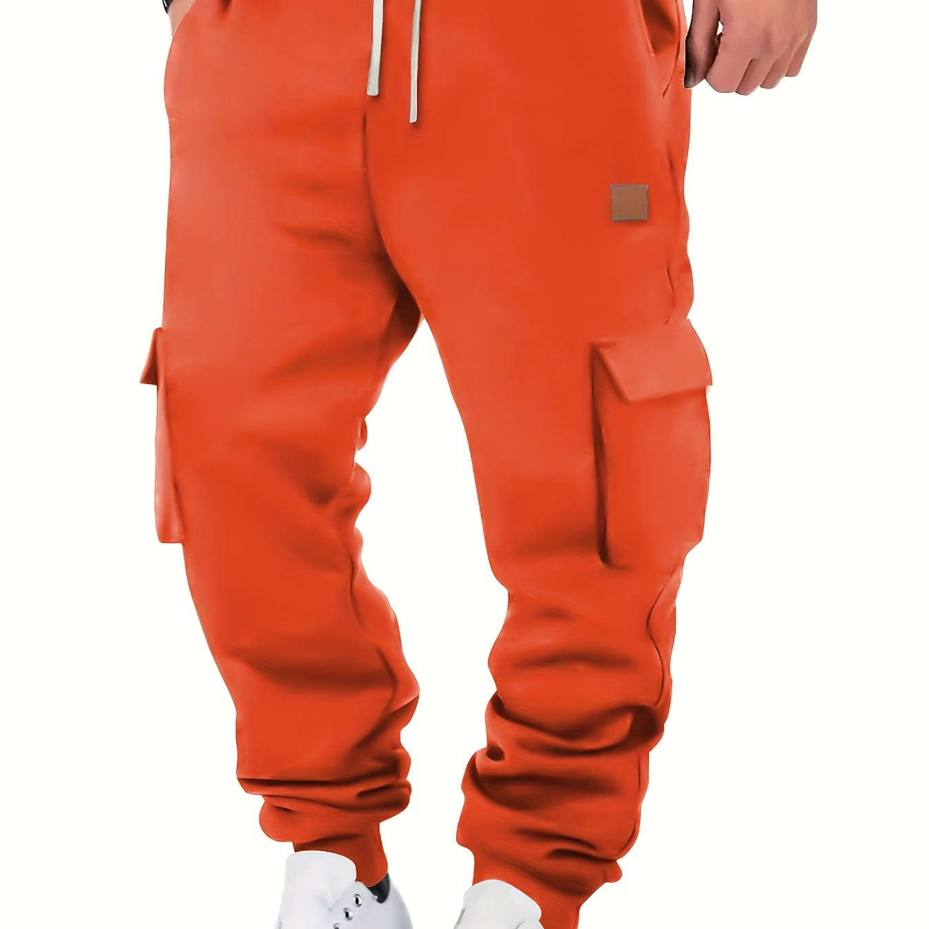 Men's Casual Thickened Warm Work Pants - Stylish Outdoor Sweatpants   OAXG 