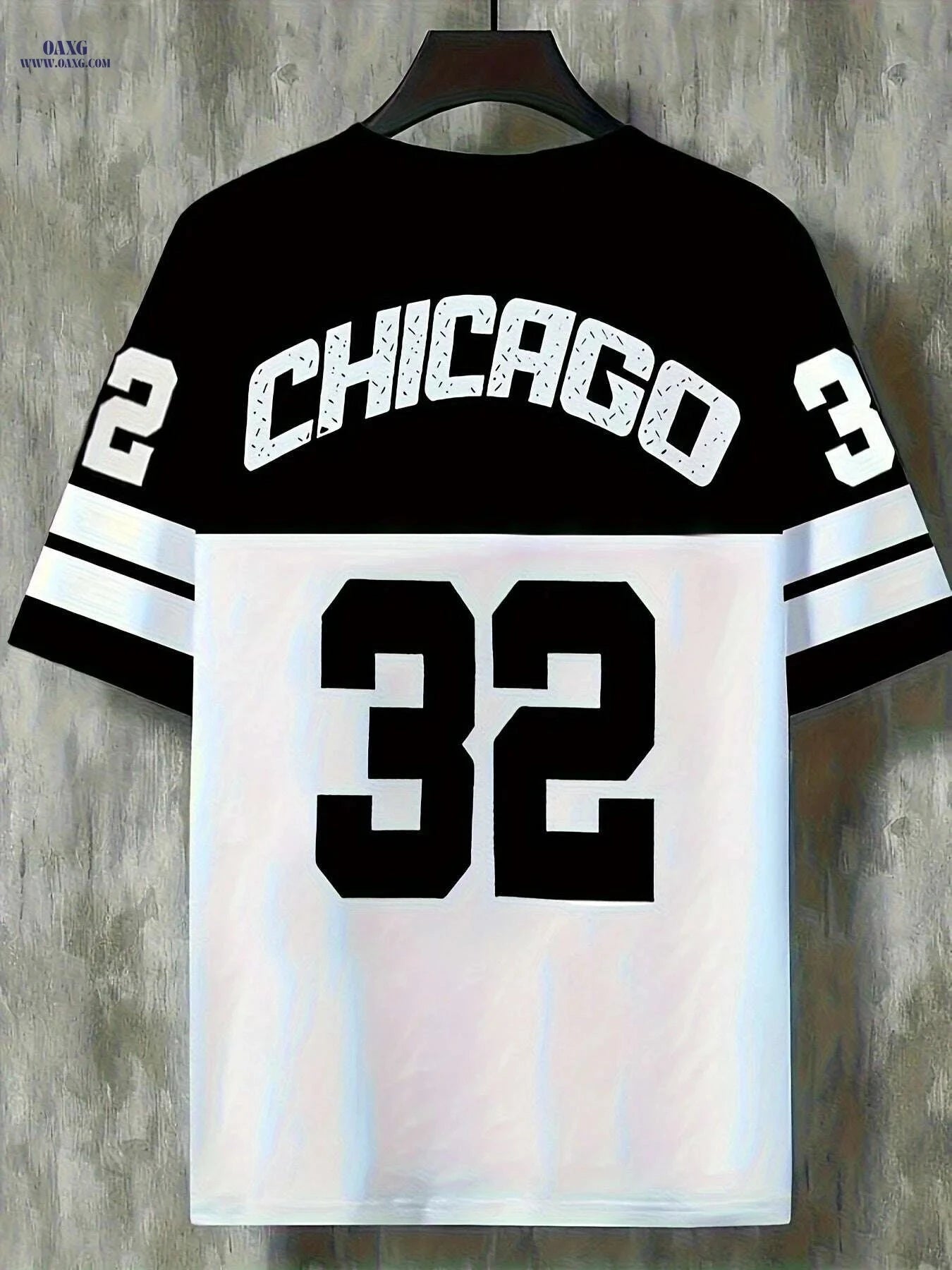 Men's Chicago Graphic T-Shirt - Casual Short Sleeve Black & White Tee   OAXG Mixed Color / S