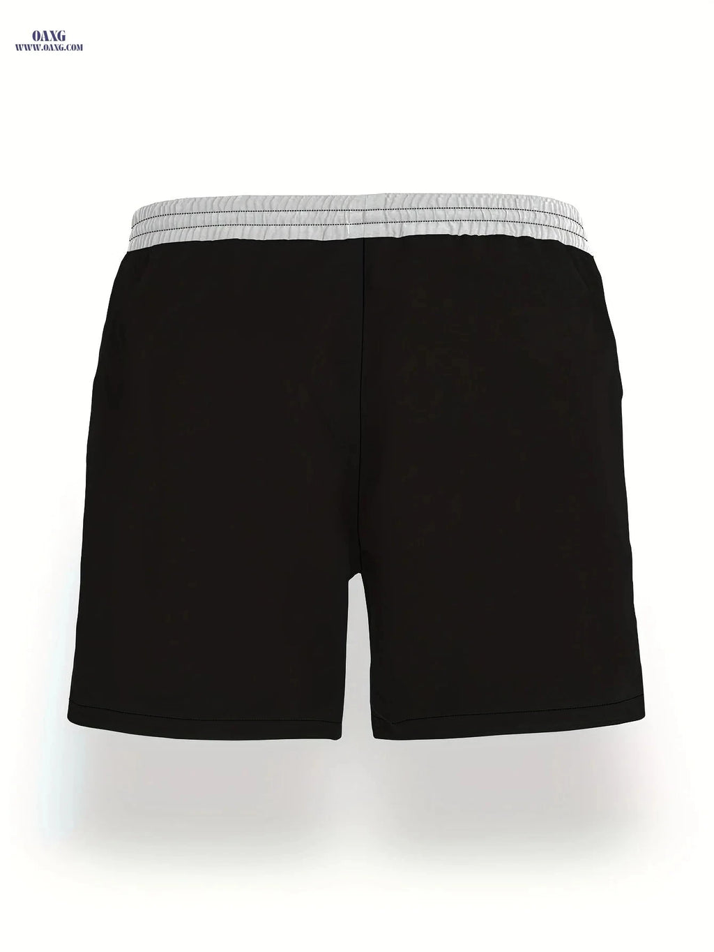 Men's Color-Blocked Drawstring Shorts - Quick-Dry Casual Style   OAXG 