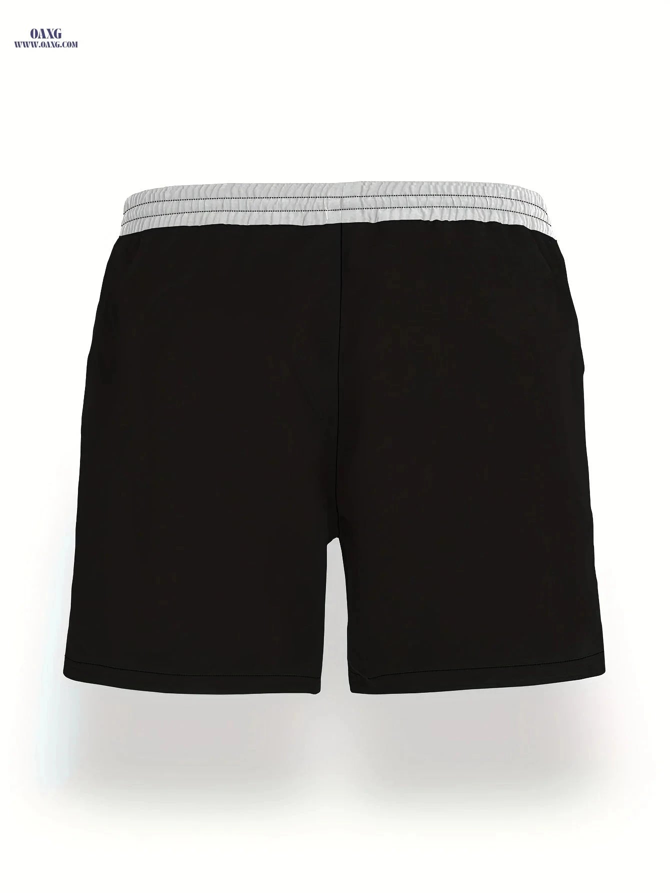 Men's Color-Blocked Drawstring Shorts - Quick-Dry Casual Style   OAXG 