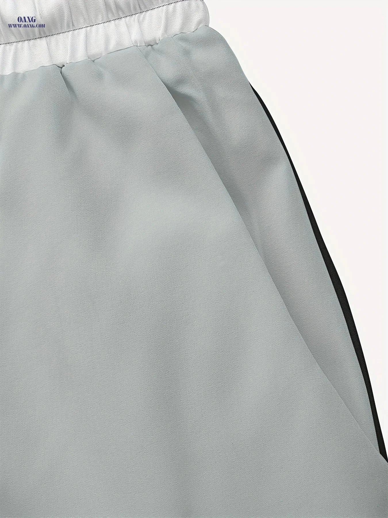 Men's Color-Blocked Drawstring Shorts - Quick-Dry Casual Style   OAXG Mixed Color / FR S