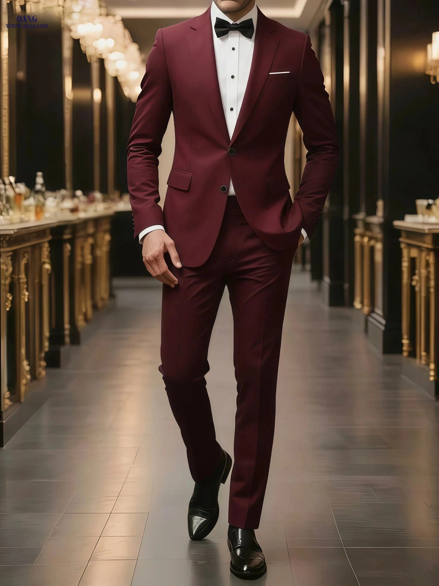 Men's Comfortable 2-Piece Set - All Season Commute Wear   OAXG 