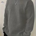 Men's Crew Neck Fashion Sweater - Stylish Casual Fall/Winter Knit   OAXG 
