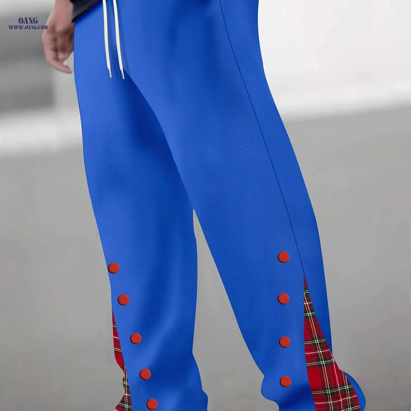 Men's Cuffed Trousers - Stylish Casual Pants, Slight Stretch Fit   OAXG Black / FR S