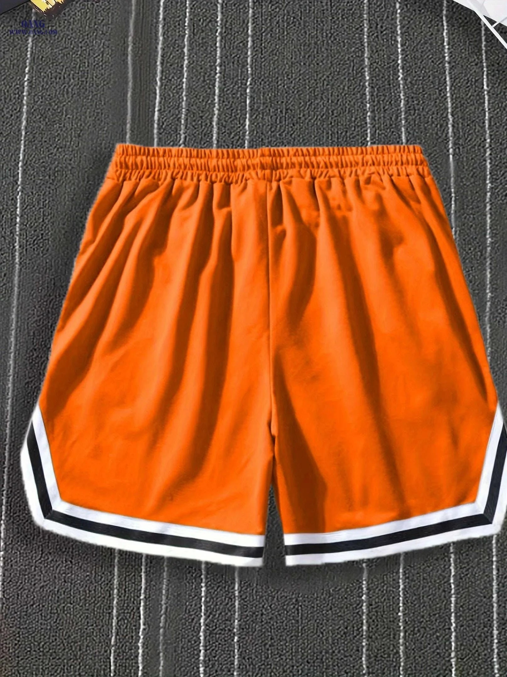 Men's Drawstring Pants - Comfy Casual Print Shorts for Summer   OAXG Black / S