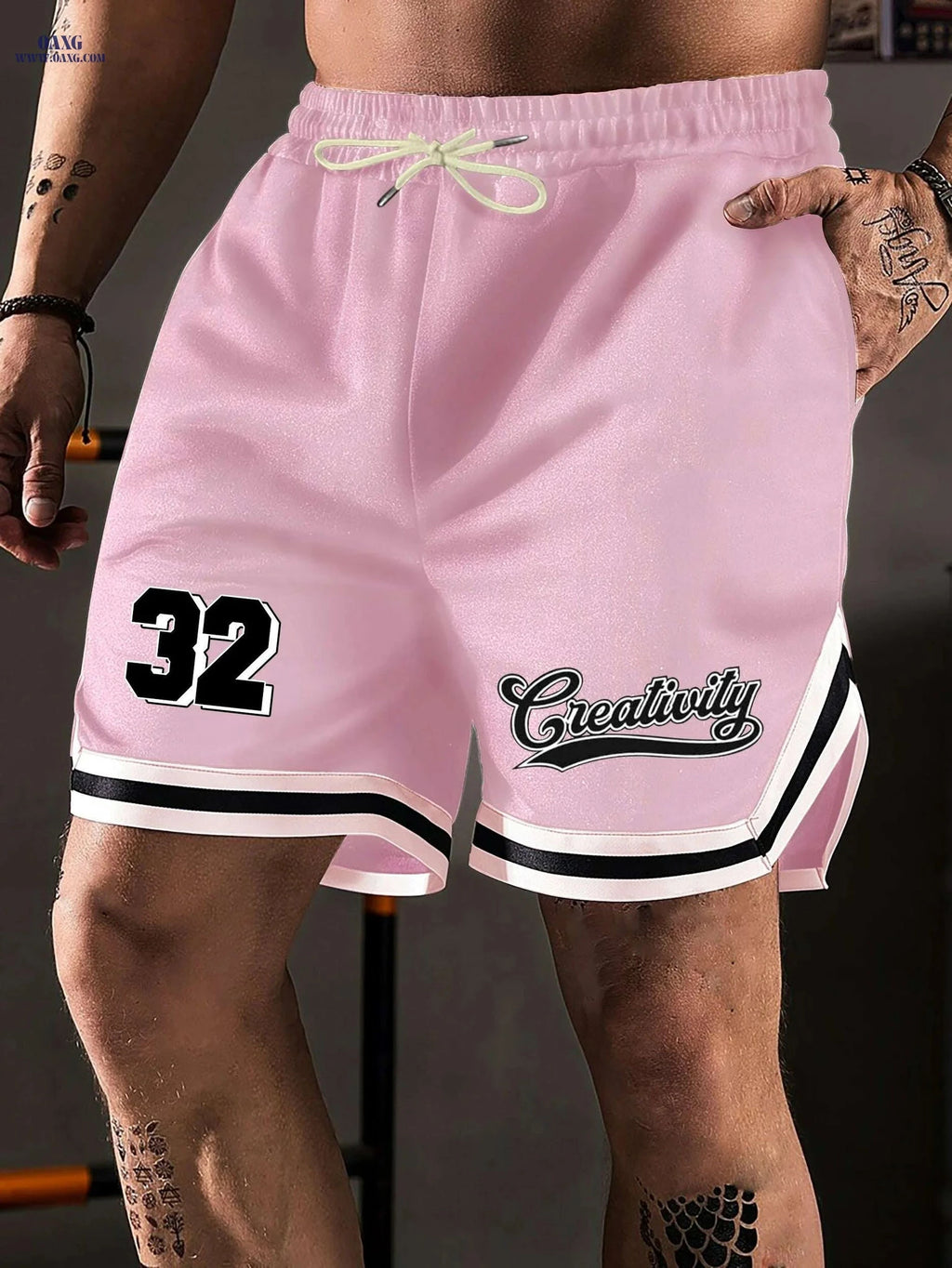 Men's Drawstring Pants - Comfy Casual Print Shorts for Summer   OAXG 