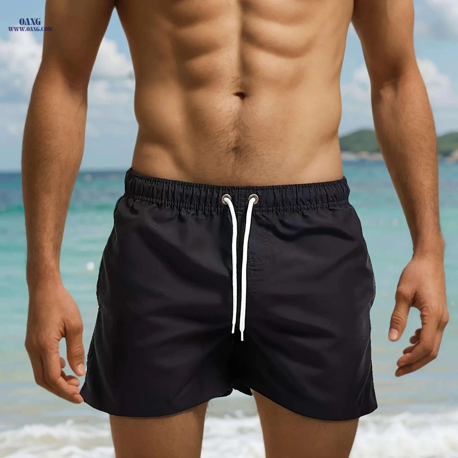 Men's Durable Board Shorts with Pockets - Summer Fashion Essentials   OAXG 