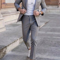 Men's Elegant 2-Piece Suit - Blazer & Trousers for All Occasions   OAXG 