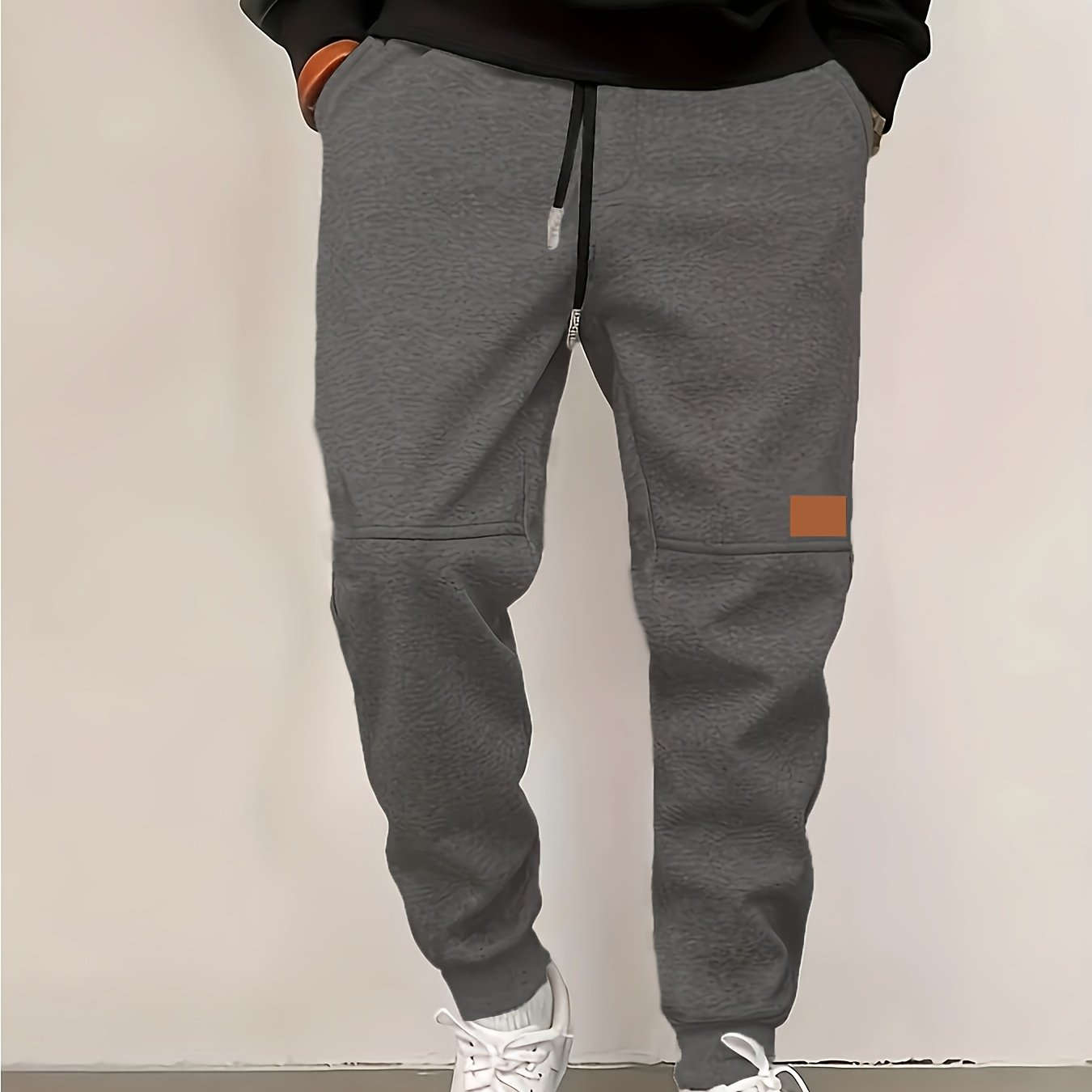 Men's Fleece Jogger Pants - Warm Athletic Sweatpants with Pockets   OAXG 