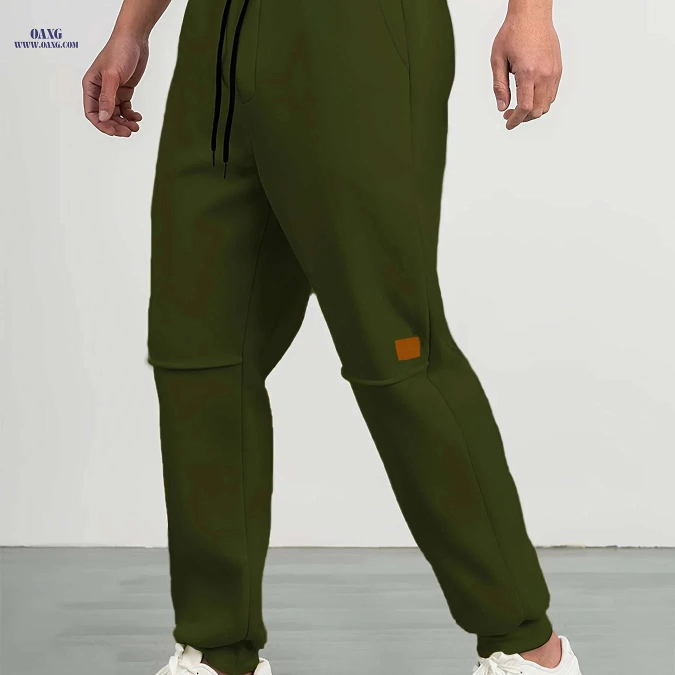 Men's Fleece Jogger Pants - Warm Athletic Sweatpants with Pockets   OAXG Light Grey / FR XS