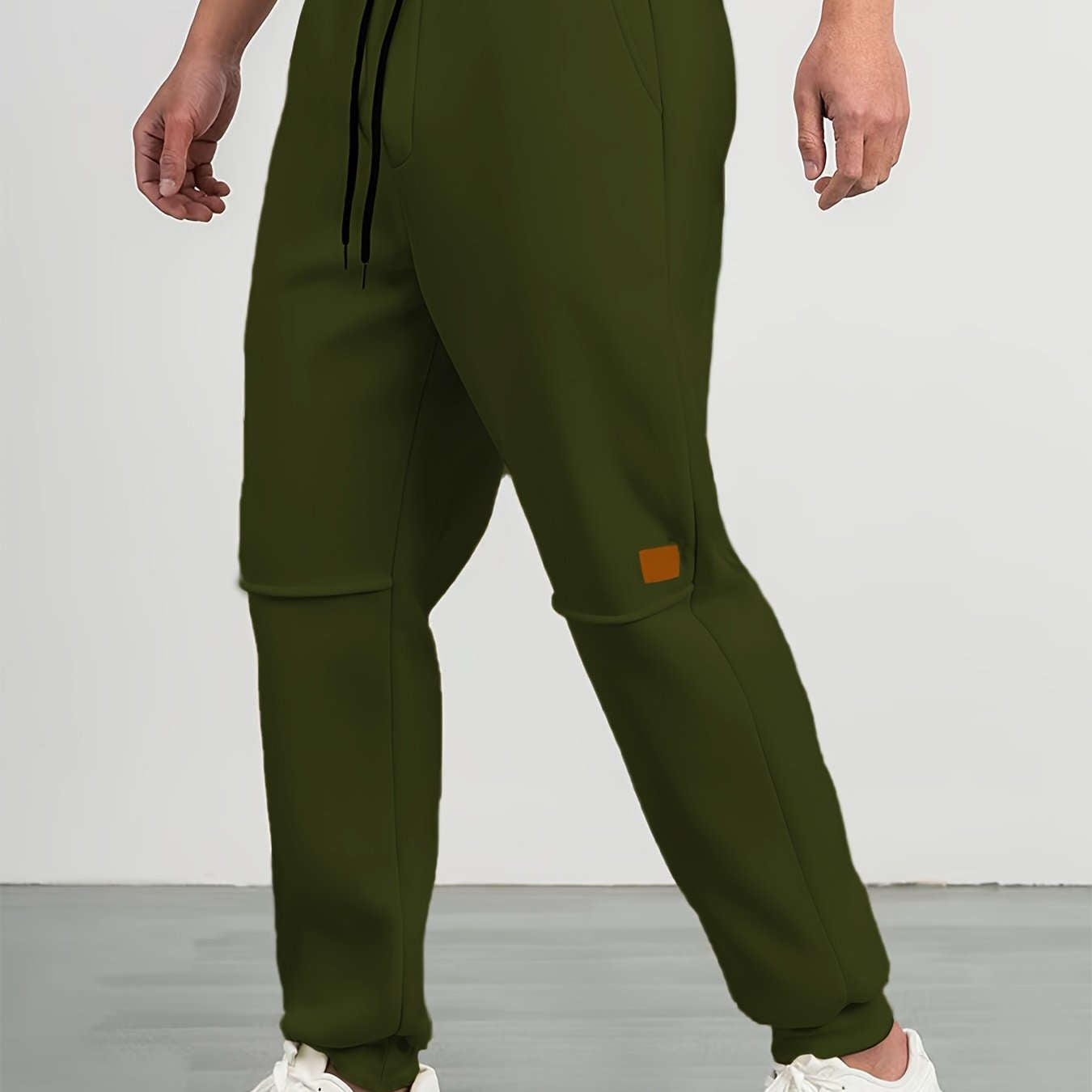 Men's Fleece Jogger Pants - Warm Athletic Sweatpants with Pockets   OAXG Light Grey / FR XS