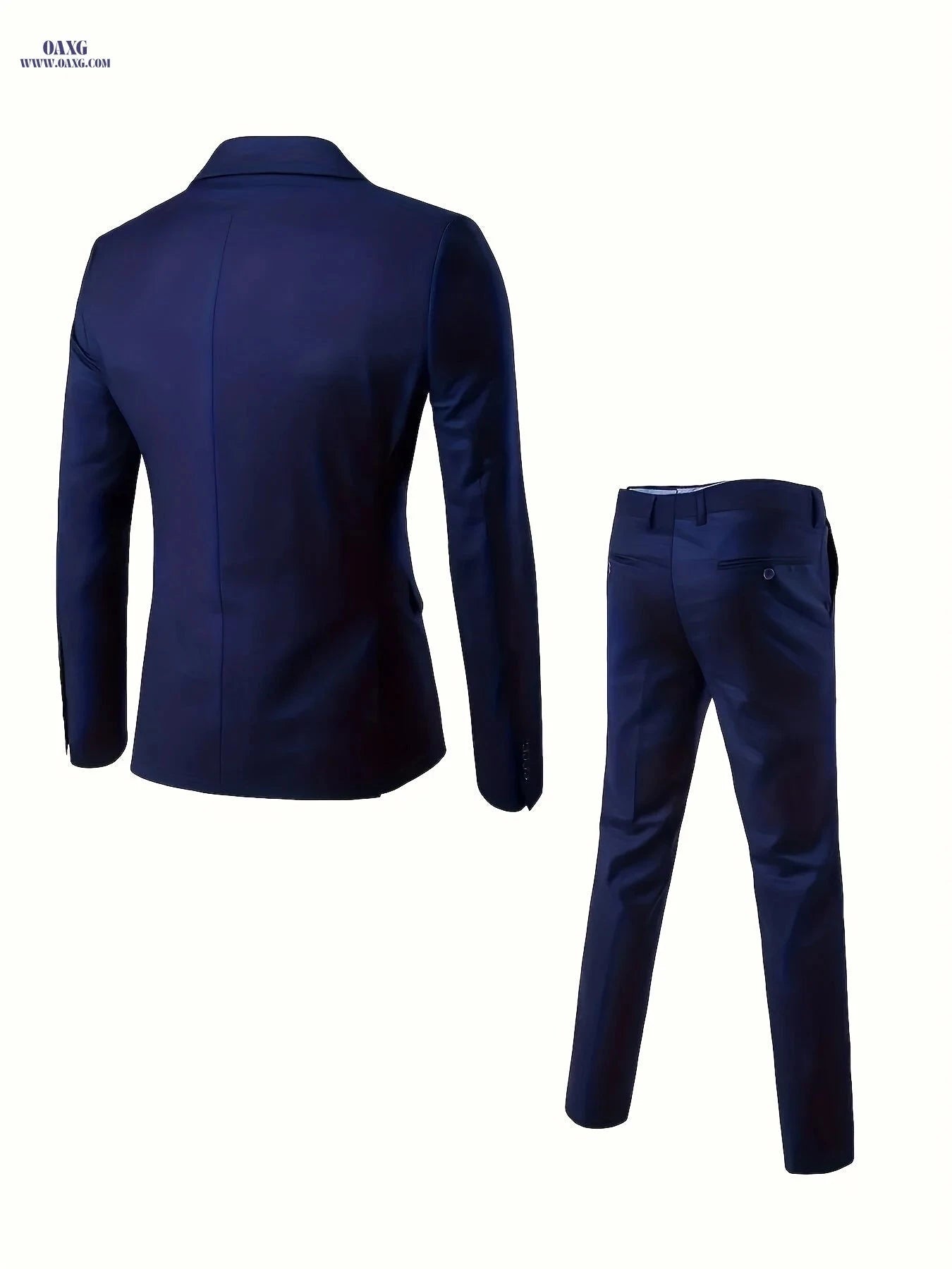 Men's Formal Suit Two-Piece Set - Slim Fit Jacket & Trousers   OAXG 