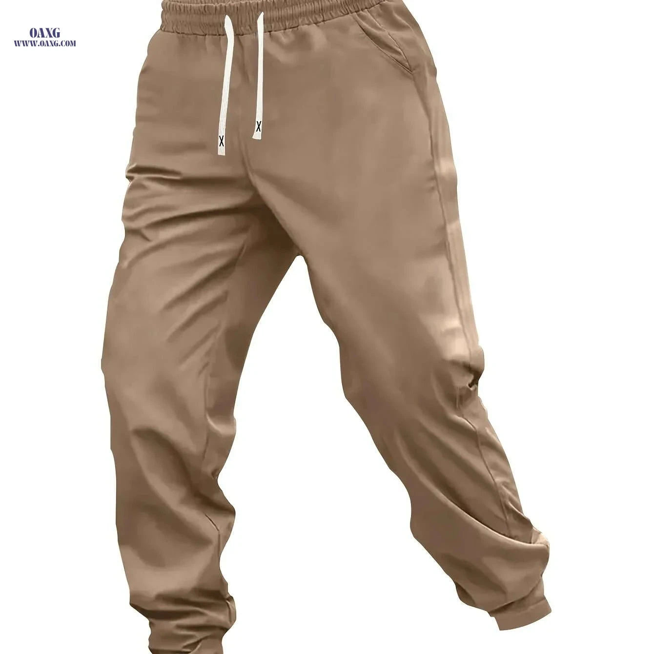 Men's Four-Season Drawstring Pants - Comfortable Sports Style   OAXG 