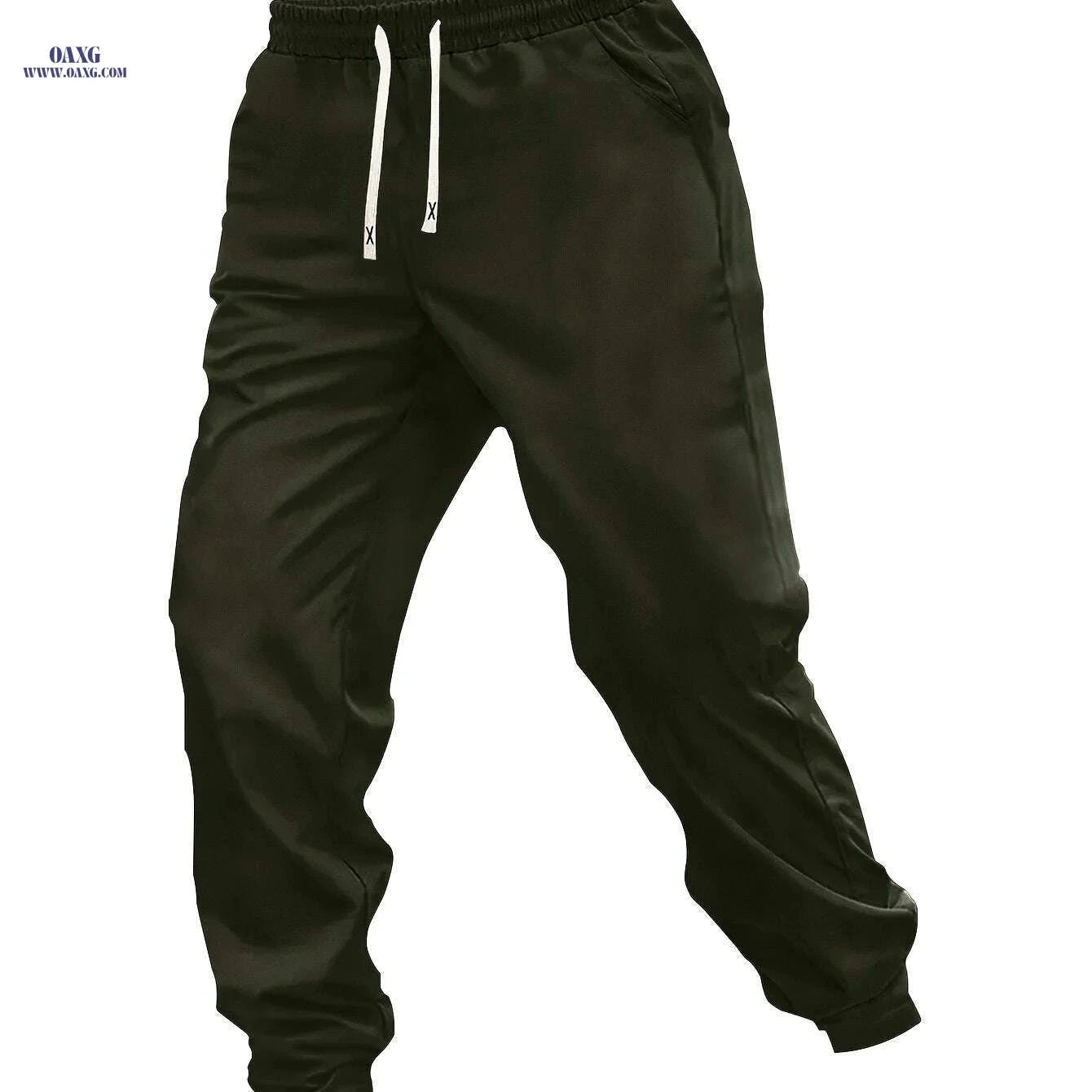 Men's Four-Season Drawstring Pants - Comfortable Sports Style   OAXG 