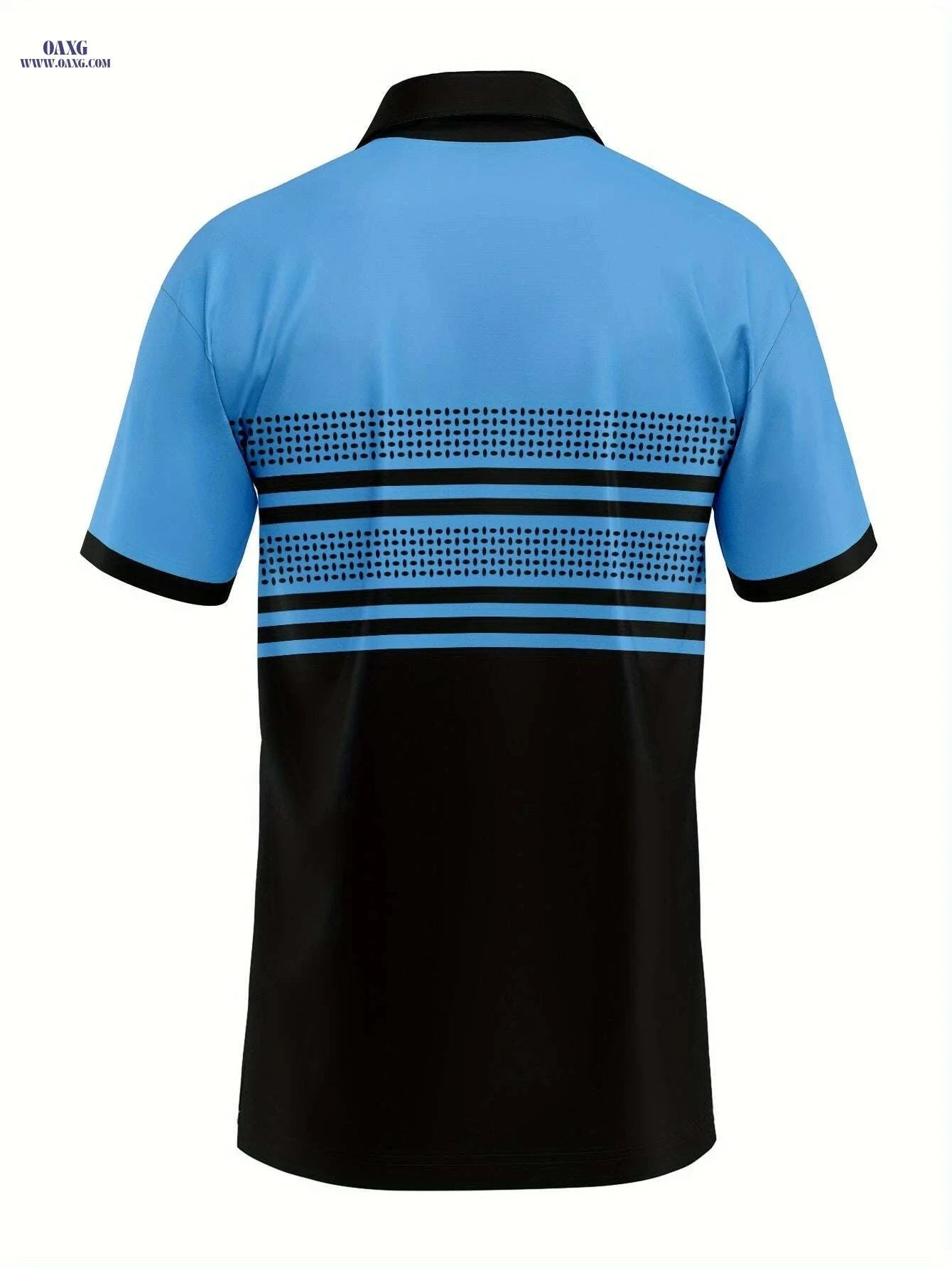 Men's Geometric Striped T-Shirt - Lightweight, Breathable, Comfortable   OAXG JONPL100 / S