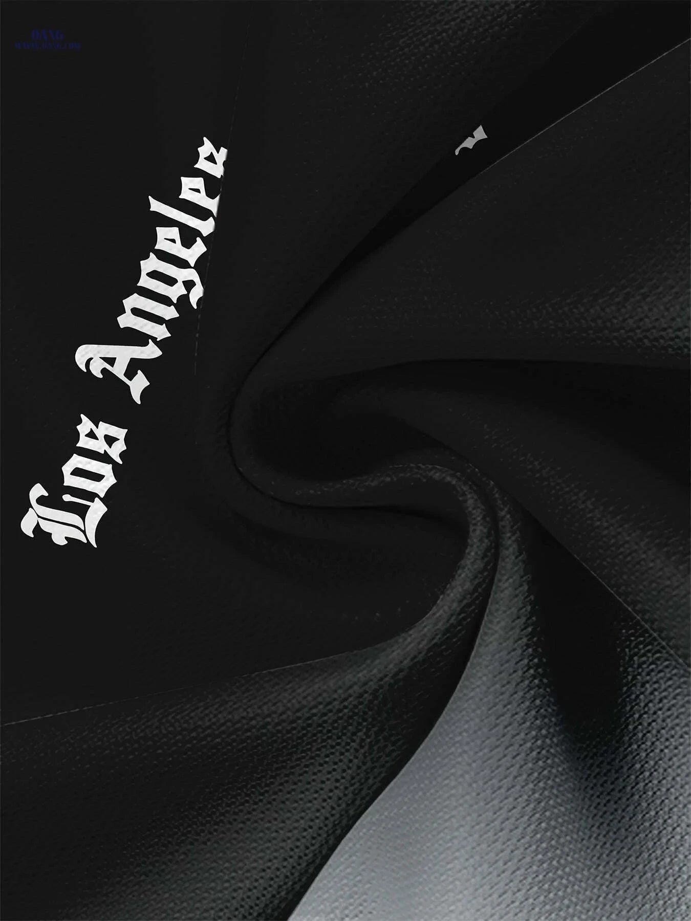 Men's Gradient Los Angeles T-Shirt - Casual Black to White Tee   OAXG 