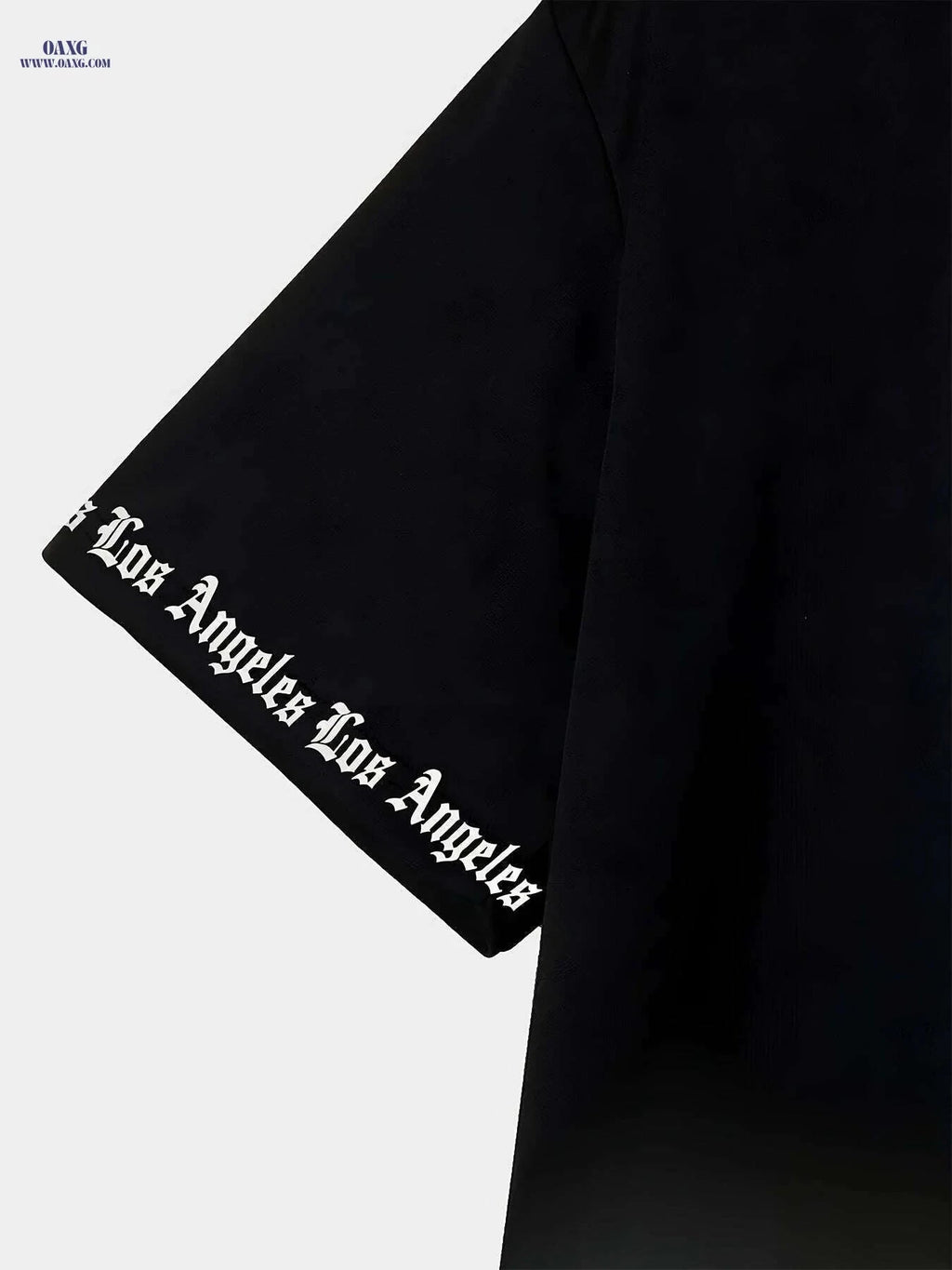 Men's Gradient Los Angeles T-Shirt - Casual Black to White Tee   OAXG Black / S