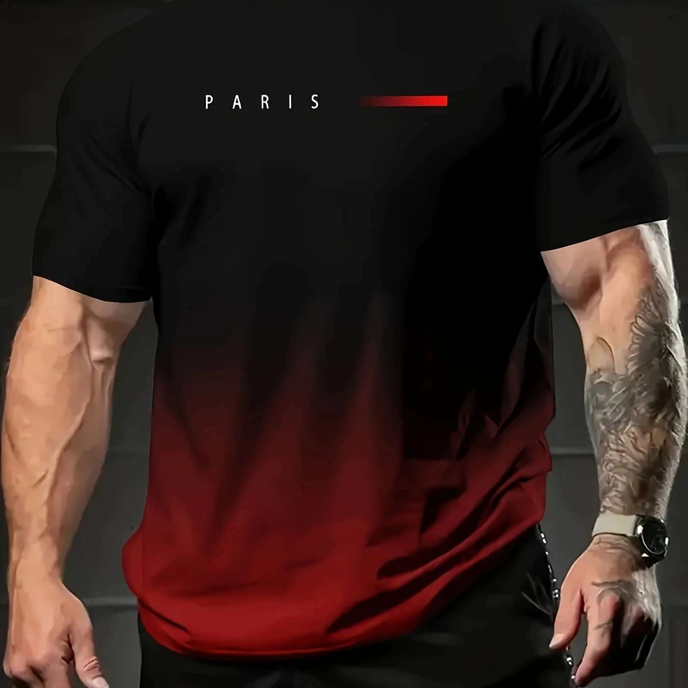 men-s-gradient-paris-graphic-t-shirt-vintage-3d-printed-tee-oaxg-uGX