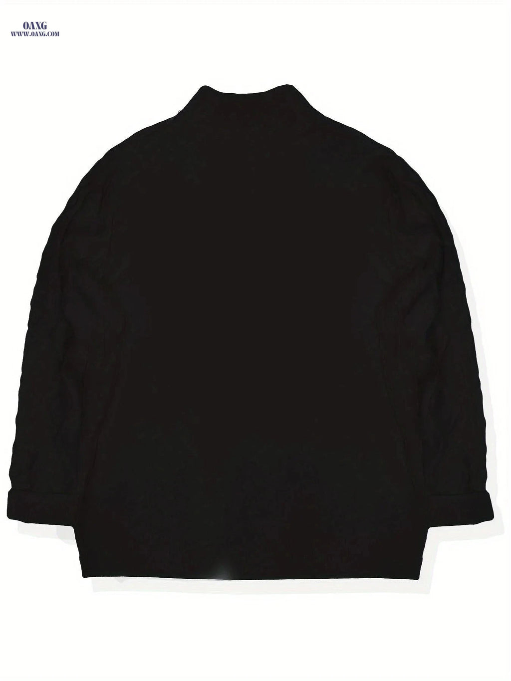 Men's Half-High Collar Cable Knit Sweater - Casual Fall Style   OAXG 