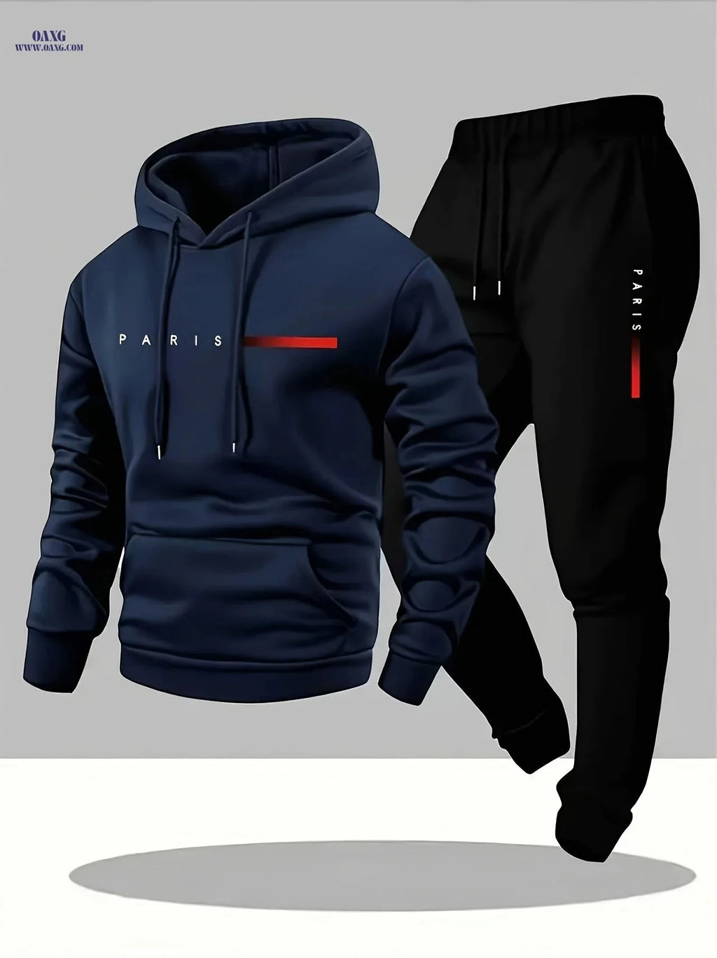 Men's Halloween Hooded Sweatshirt & Sweatpants Set - Autumn Style   OAXG 