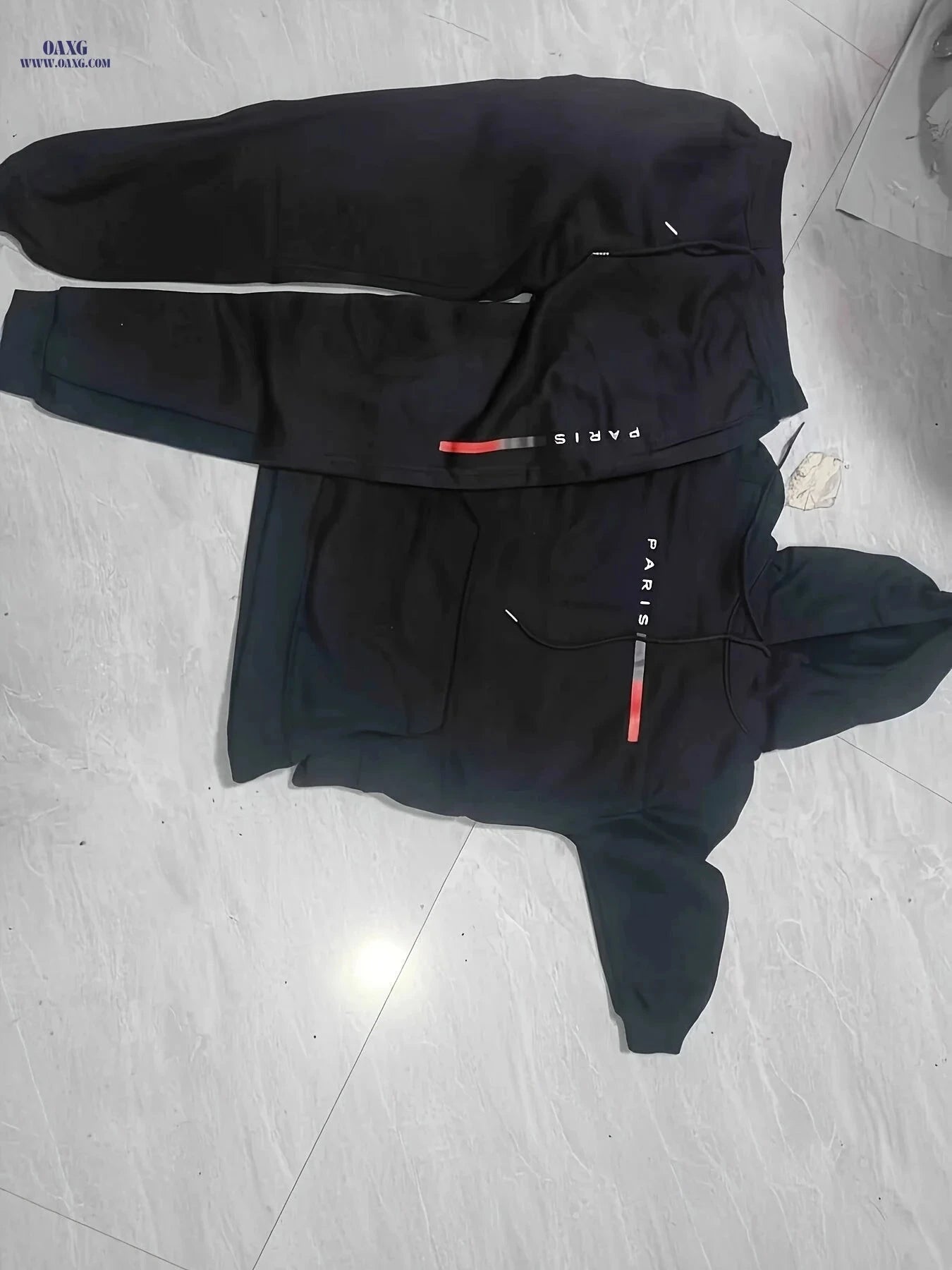 Men's Halloween Hooded Sweatshirt & Sweatpants Set - Autumn Style   OAXG 